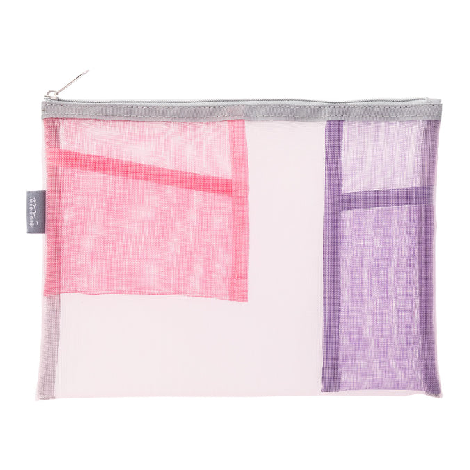 MIDORI Pen & Tool Pouch Mesh Pink