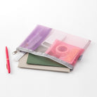 MIDORI Pen & Tool Pouch Mesh Pink