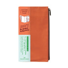 TRAVELERS Notebook Cotton Zipper Case Orange
