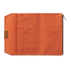 TRAVELERS Notebook Cotton Zipper Case Orange