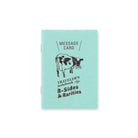 TRAVELERS Notebook Passport Refill Message Card