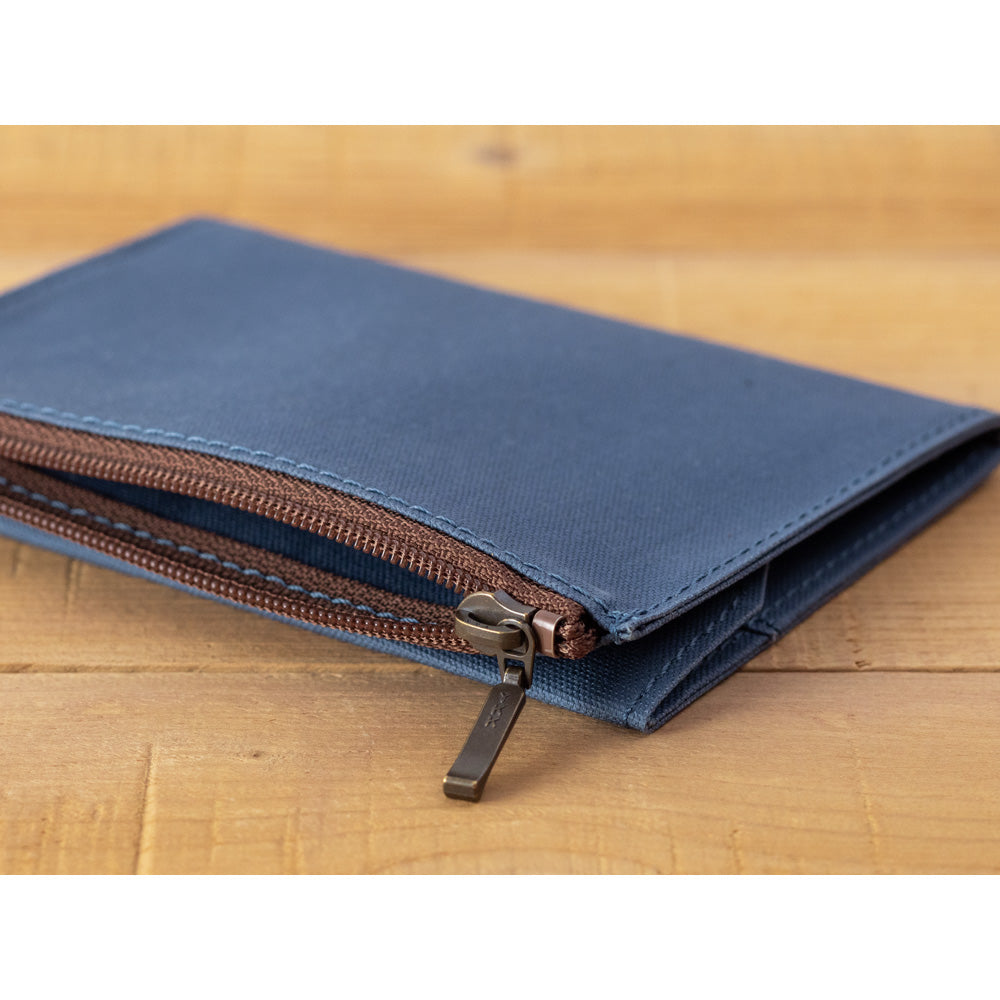TRAVELERS Notebook PP Cotton Zipper Case Blue