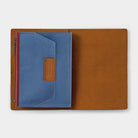 TRAVELERS Notebook PP Cotton Zipper Case Blue