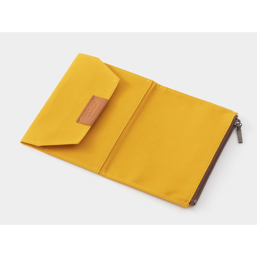 TRAVELERS Notebook PP Cotton Zipper Case Mustard