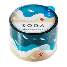 KING JIM SODA Trans. Masking Tape 30mm Beach Default Title