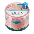 KING JIM SODA Trans. Masking Tape 30mm Lakeside Default Title