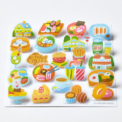 KING JIM Pop-Up Stickers POP004 Gourmet Default Title