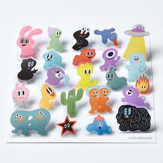 KING JIM Pop-Up Stickers POP007 Alien Default Title