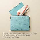 KOKUYO ME Flat Pouch A5 Smoky Sky Default Title