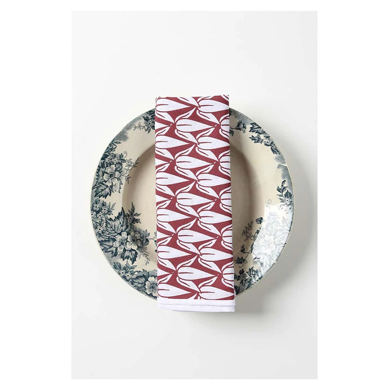 NALA Napkin Bamboo Bling Burgundy