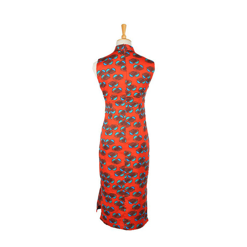 NALA Slim Fit Cheongsam The Nest Red L