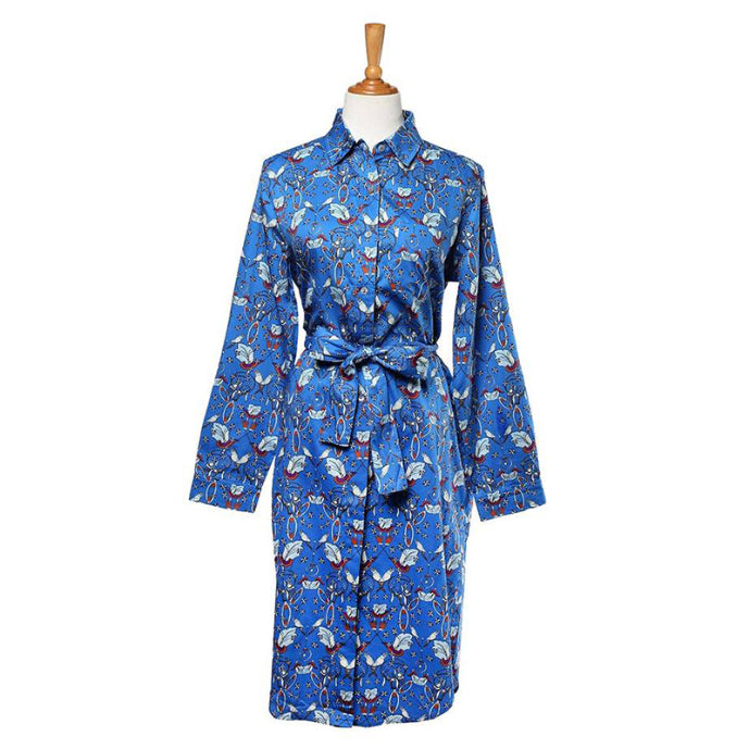 NALA Shirt Dress Parrot Blue XS