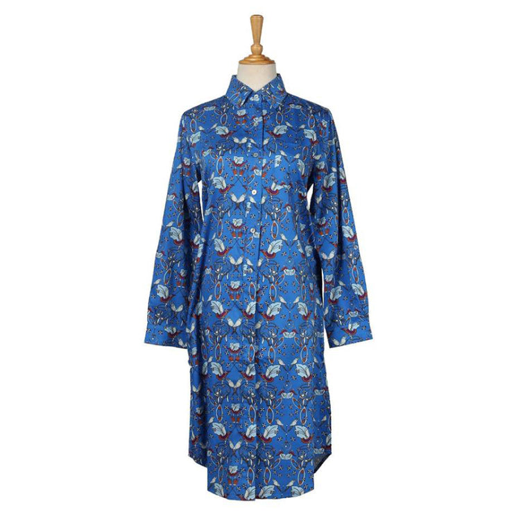 NALA Shirt Dress Parrot Blue XS