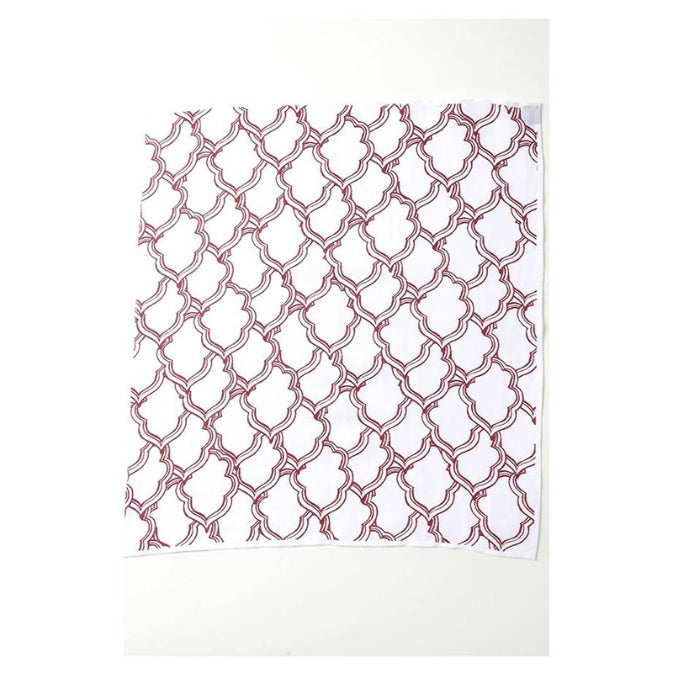 NALA Napkin Pretty In Peranakan Burgundy