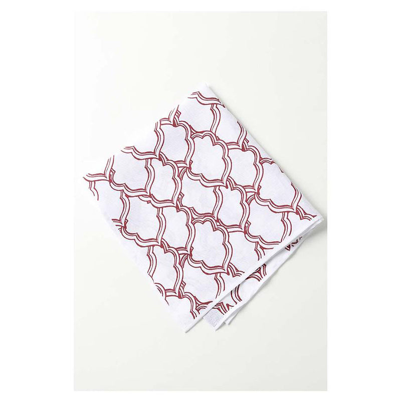 NALA Napkin Pretty In Peranakan Burgundy
