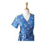 NALA Wrap Dress Parrot Blue M