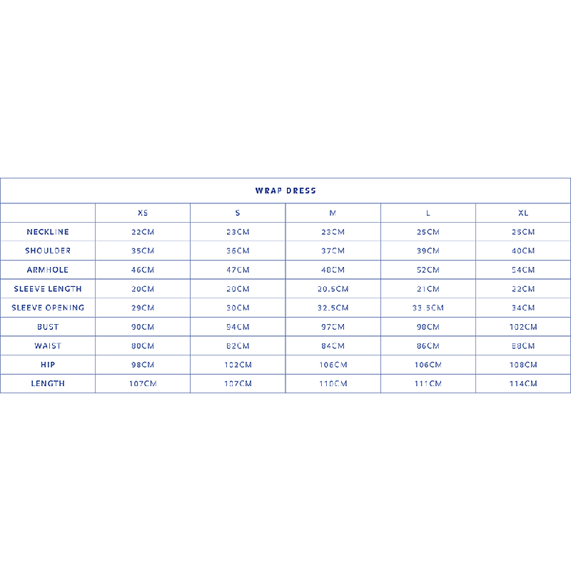 NALA Wrap Dress Parrot Blue M