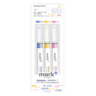 KOKUYO Mark+ 2 tone Color Marker LE 3/Set WA Default Title