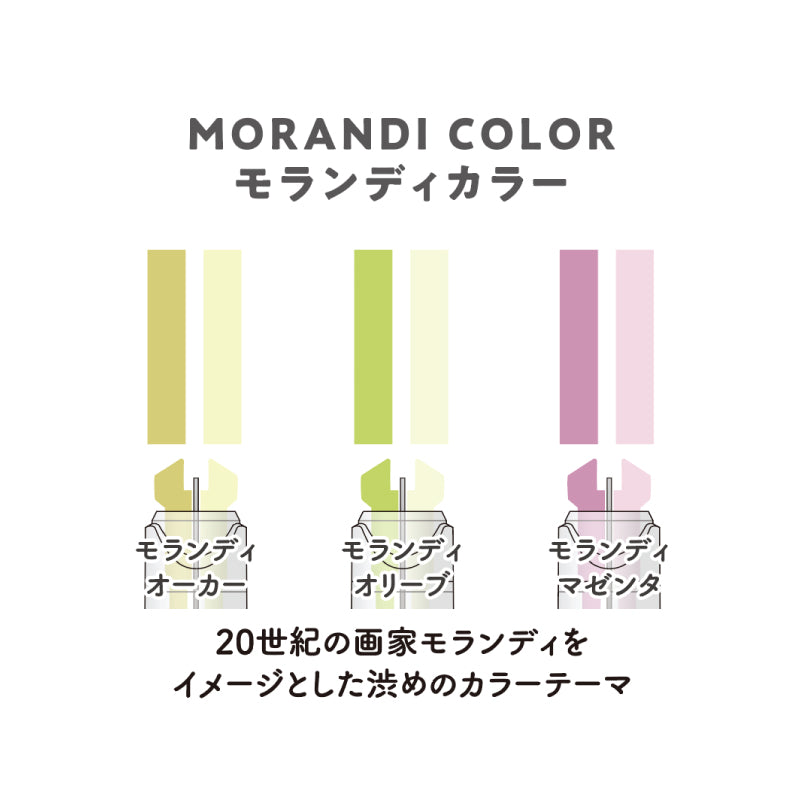 KOKUYO Mark+ 2 tone Color Marker LE 3/Set MORANDI Default Title