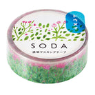 KING JIM Soda Trans. Masking Tape 15mm Plant Default Title