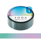 KING JIM Soda Transparent Masking Tape 15mm Aurora