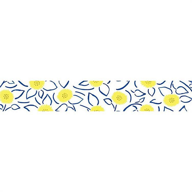 KING JIM Soda Transparent Masking Tape 20mm Sunflower