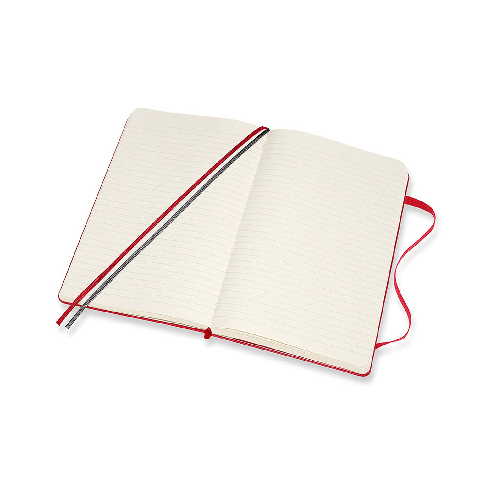 MOLESKINE Classic Expanded L Ruled Hard Scar. Red