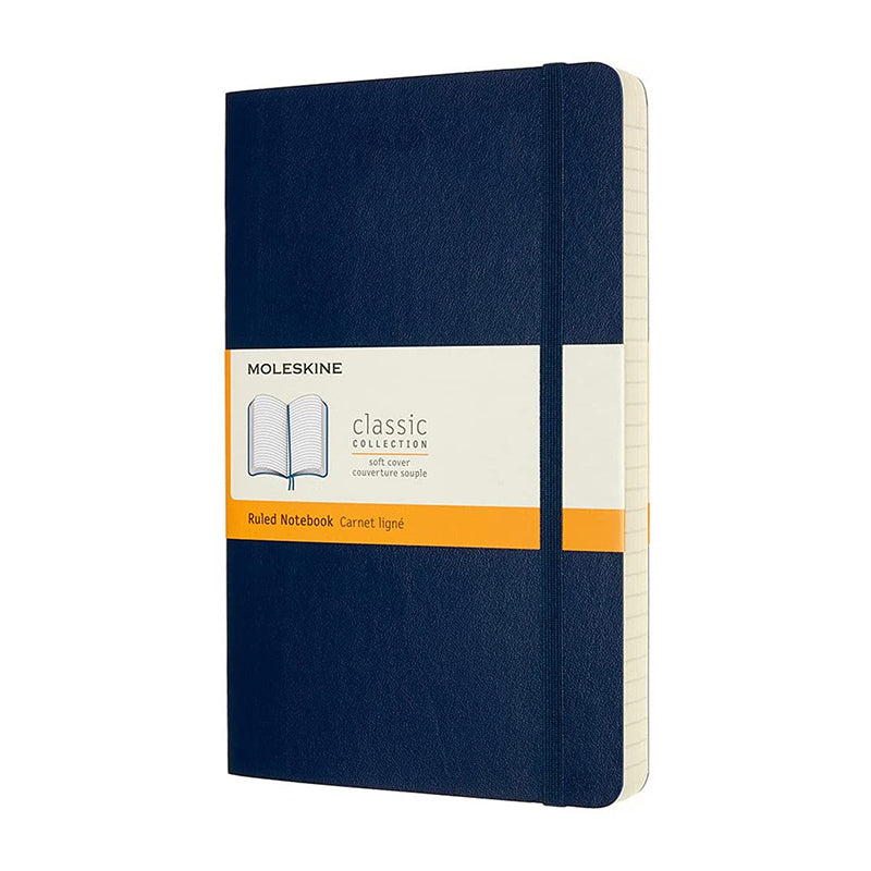 MOLESKINE Classic Expanded L Ruled Soft Sap Blue