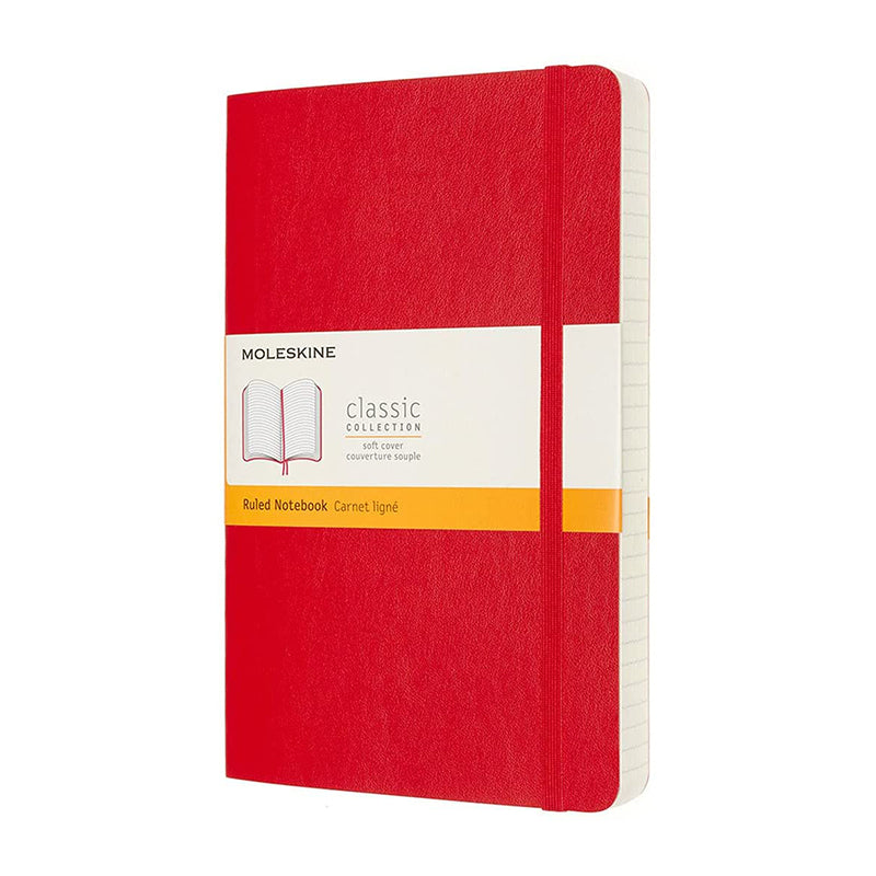 MOLESKINE Classic Expanded L Ruled Soft Scarlet Re