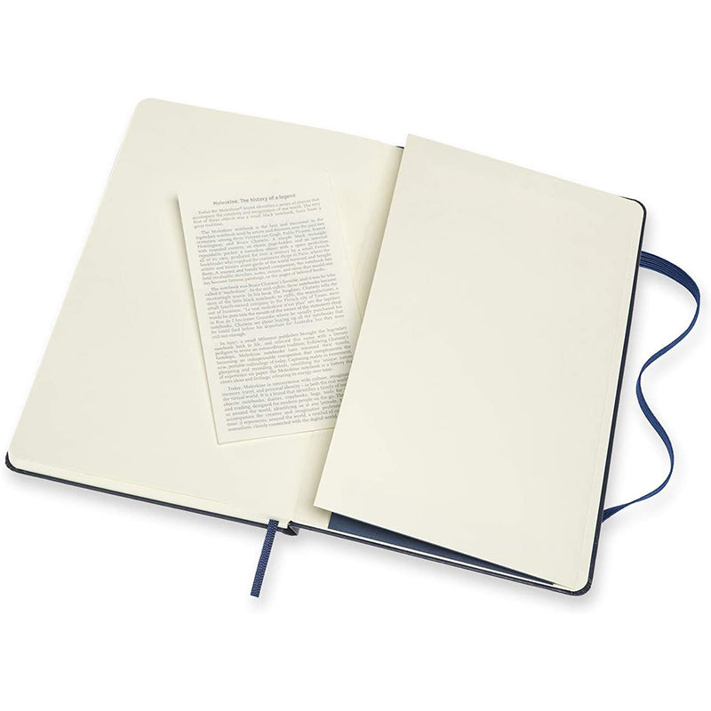 MOLESKINE Classic L Mixed Ruled-Plain Hard Sap Blu