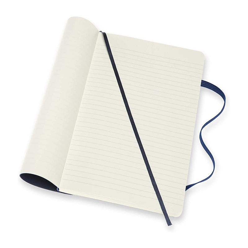 MOLESKINE Classic L Mixed Ruled-Plain Soft Sap Blu