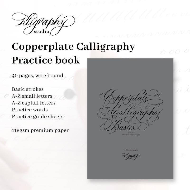 KLIGRAPHY Copperplate Practice Books