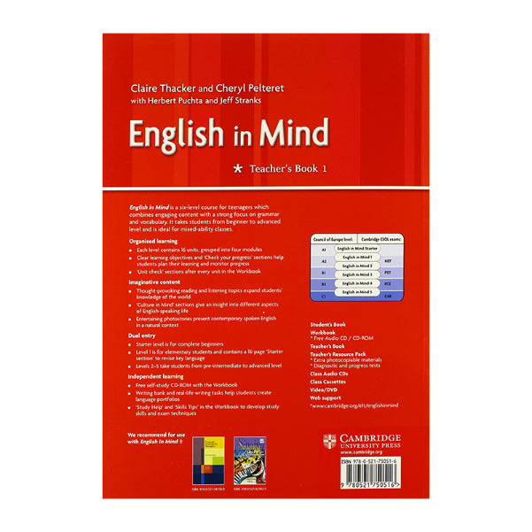 CUP English in Mind Teacher's Book 1 Default Title