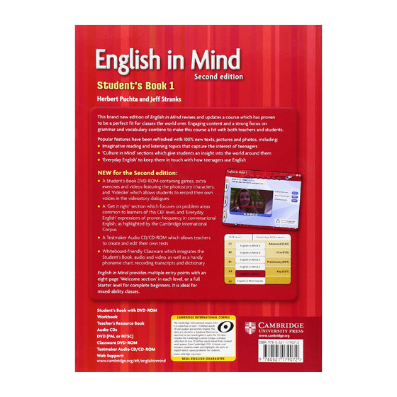 CUP English in Mind Student's Book 1 Default Title