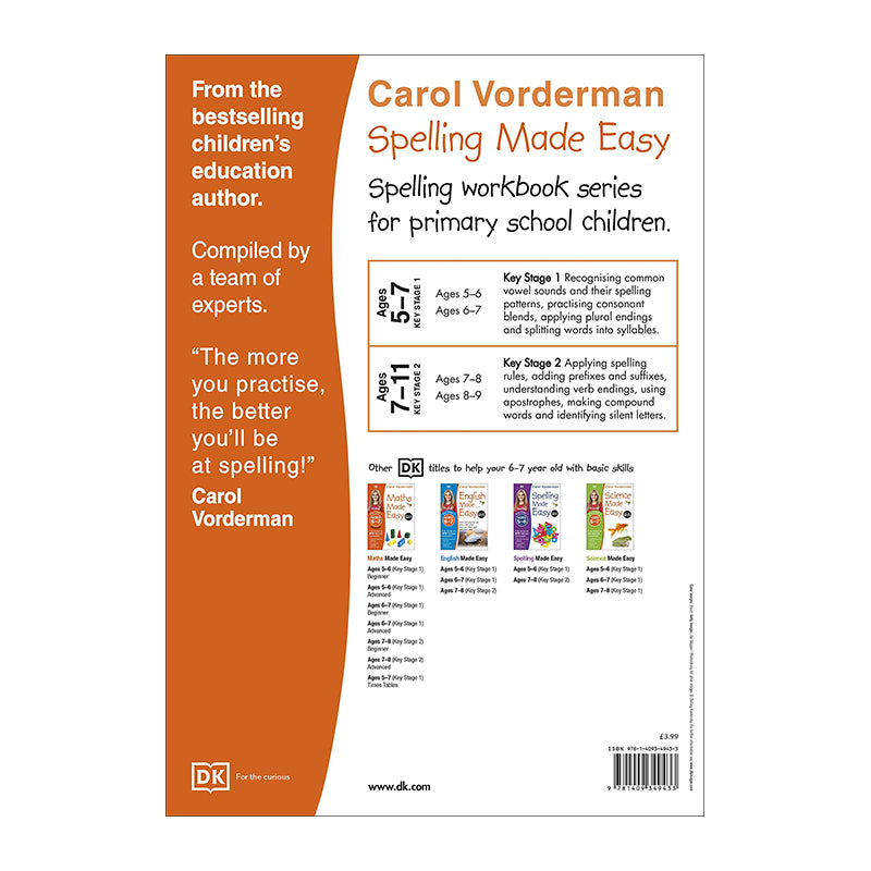 CAROL VORDERMAN Spelling Made Easy KS1 6-7 Default Title