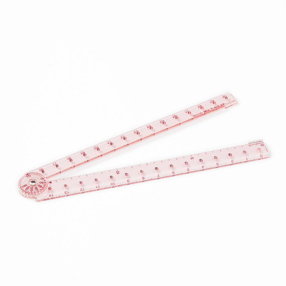 MIDORI Multi Ruler 30cm [Limited] Pale Pink