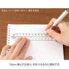 MIDORI Multi Ruler 30cm [Limited] Pale Pink