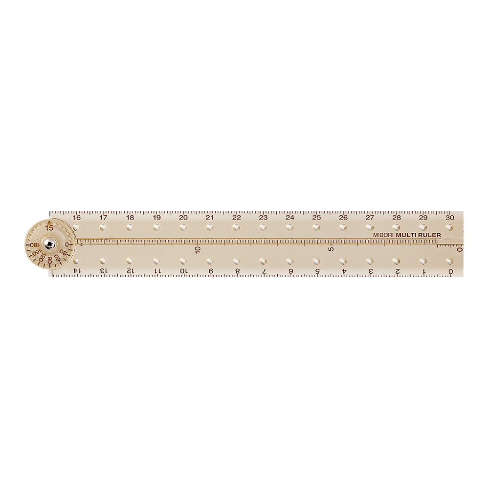 MIDORI Multi Ruler 30cm [Limited] Pale Beige
