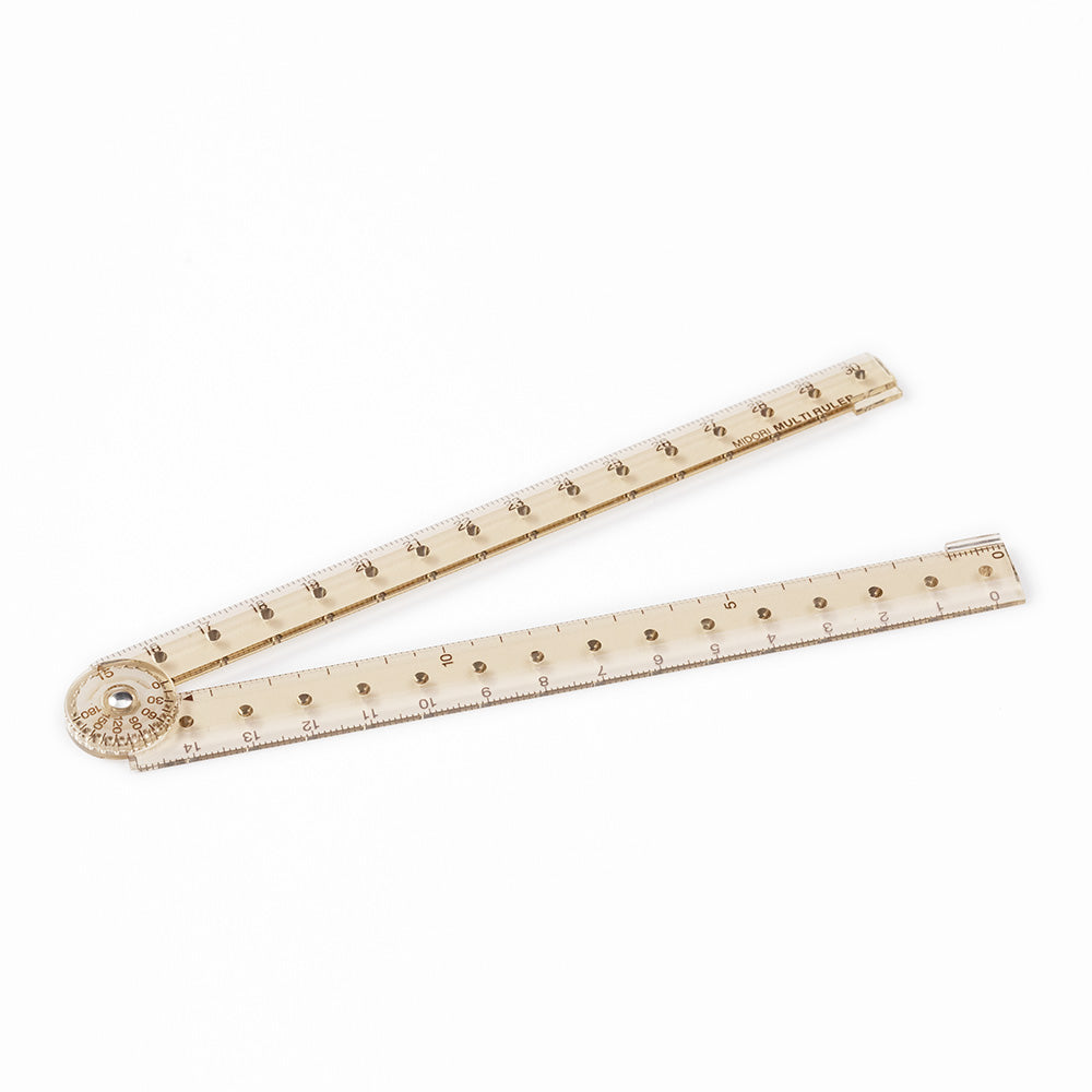 MIDORI Multi Ruler 30cm [Limited] Pale Beige