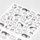 MIDORI Sticker 2544 Chat Cat