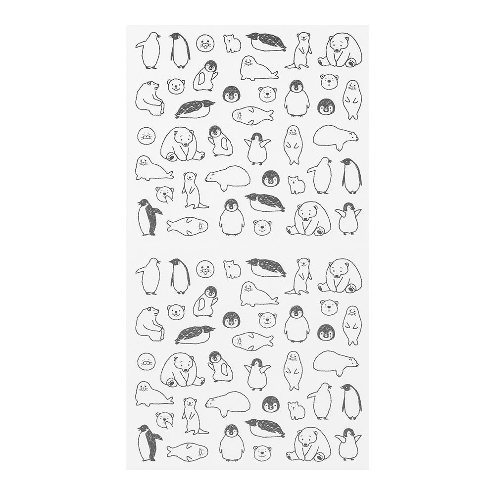 MIDORI Sticker 2555 Chat Sea Creature