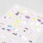 MIDORI Sticker 2557 Health Sleep
