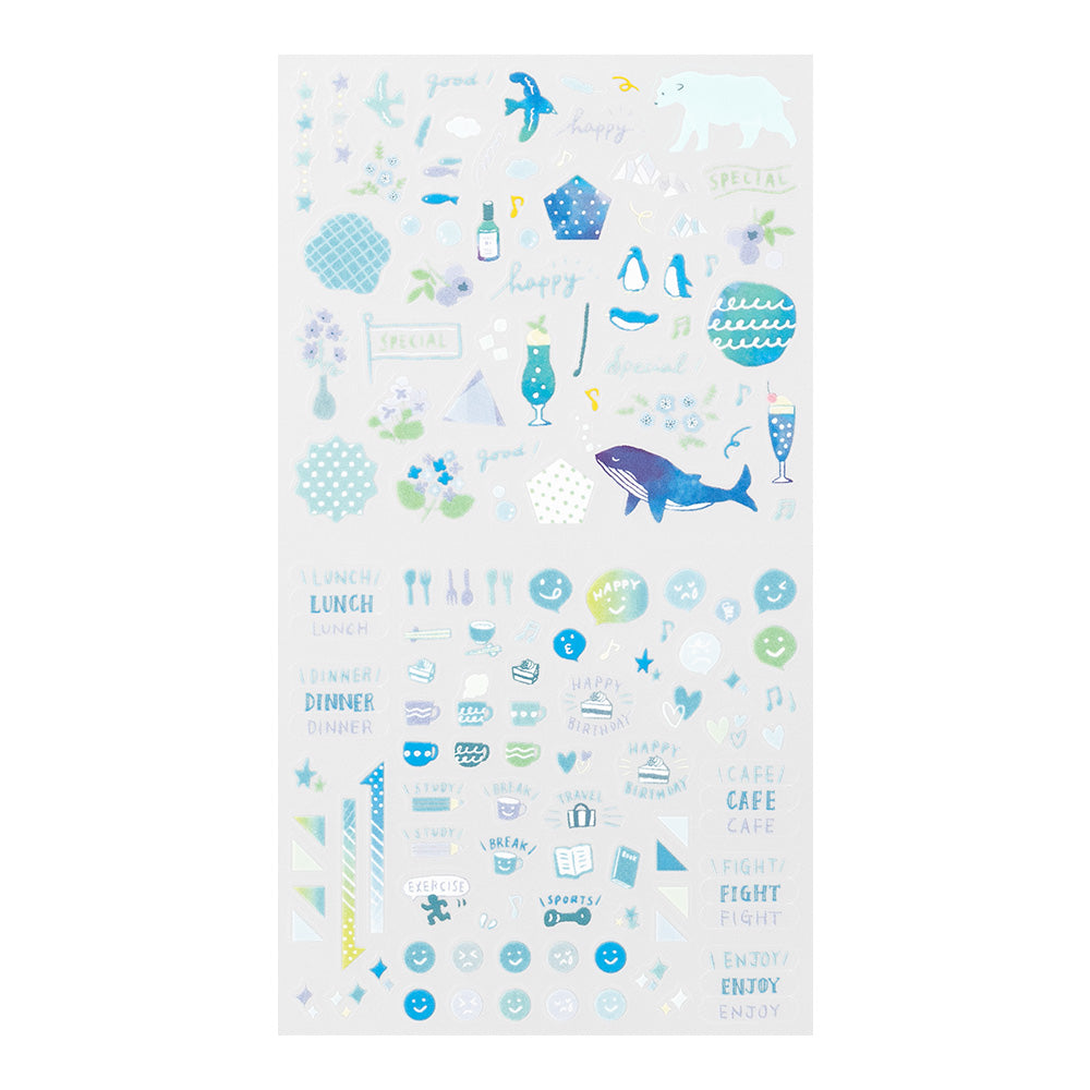 MIDORI Sticker 2560 Color Blue