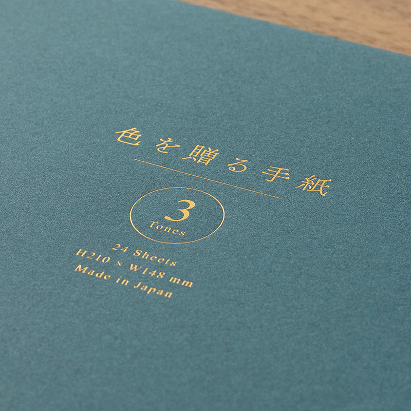 MIDORI Giving A Color Letter Pad A5 Blue