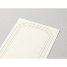 MIDORI Letterpress Letter Pad Frame Pink