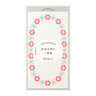 MIDORI Letterpress Letter Pad Frame Light Blue