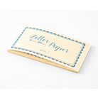 MIDORI Letterpress Letter Pad Label Print Cream