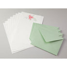 MIDORI Letterpress Letter Set 460 Bouquet Red