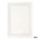 MIDORI Letterpress Letter Set 463 Frame Blue