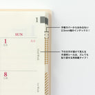 MIDORI Index Label Chiratto 2319 Pattern Gold